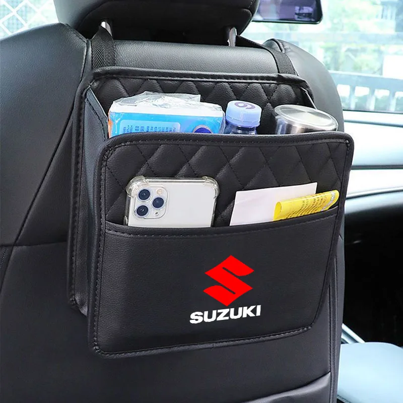 Car Back Seat Storage Bag Organizer Box For Suzuki SX4 Swift Grand Vitara Ciaz Liana Spresso Celerio Jimny Jeemny Car Accessorie