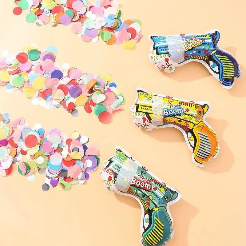 Confetti Smoke Color Cannon Wedding Colorful Bomb Bag Party Gun Birthday Supplies Gender Reveal Photography Props Halloween