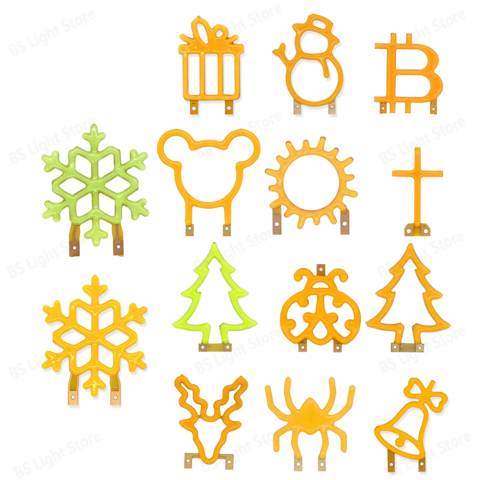 LED Filament DC3V Ice Blue Snowflake Warm Color Teddy Christmas Tree Christmas Light Source Bulb Lighting Filament Accessories