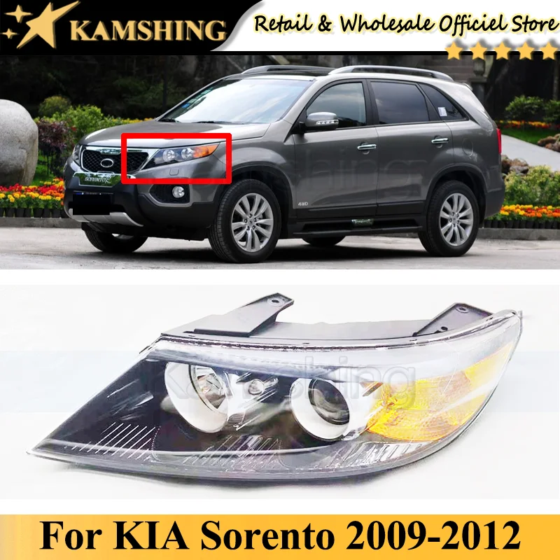 

CAPQX Front bumper head light lamp For KIA Sorento 2009 2010 2011 2012 head lamp light headlamp