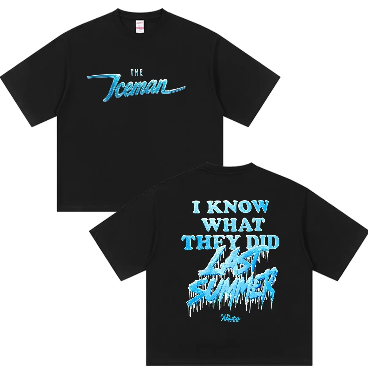 T-shirt à manches courtes en coton pour hommes et femmes, avec impression de l'album 'I Know What They Did Last Summer' de Drake Iceman, mode Hip Hop 2026