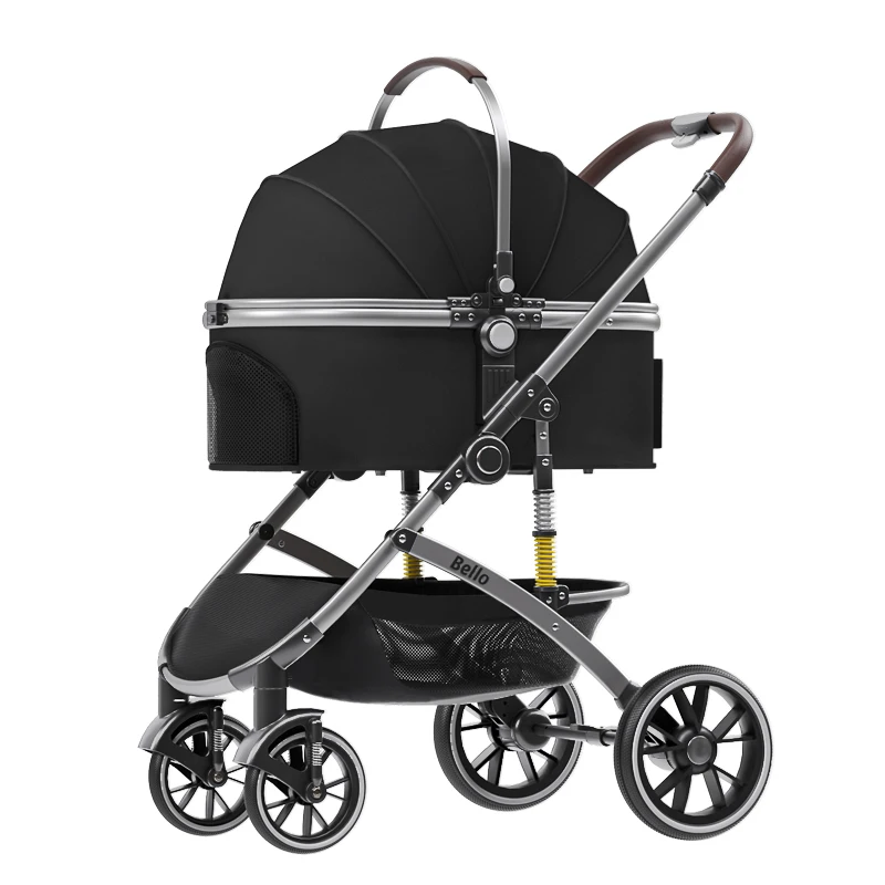 carrinho pet (Ready to Ship) Luxury Pet Trolley Manufacture Pet Stroller Dog Cat Trolley Pet Carriers & Travel Products