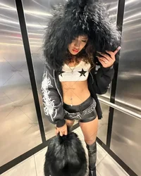 Y2K Fashion Collection Versatile Jacket Zip Up Hoodies Casual Plush fur Hooded Womens Comfortable Thickened Cardigan Coat Tops