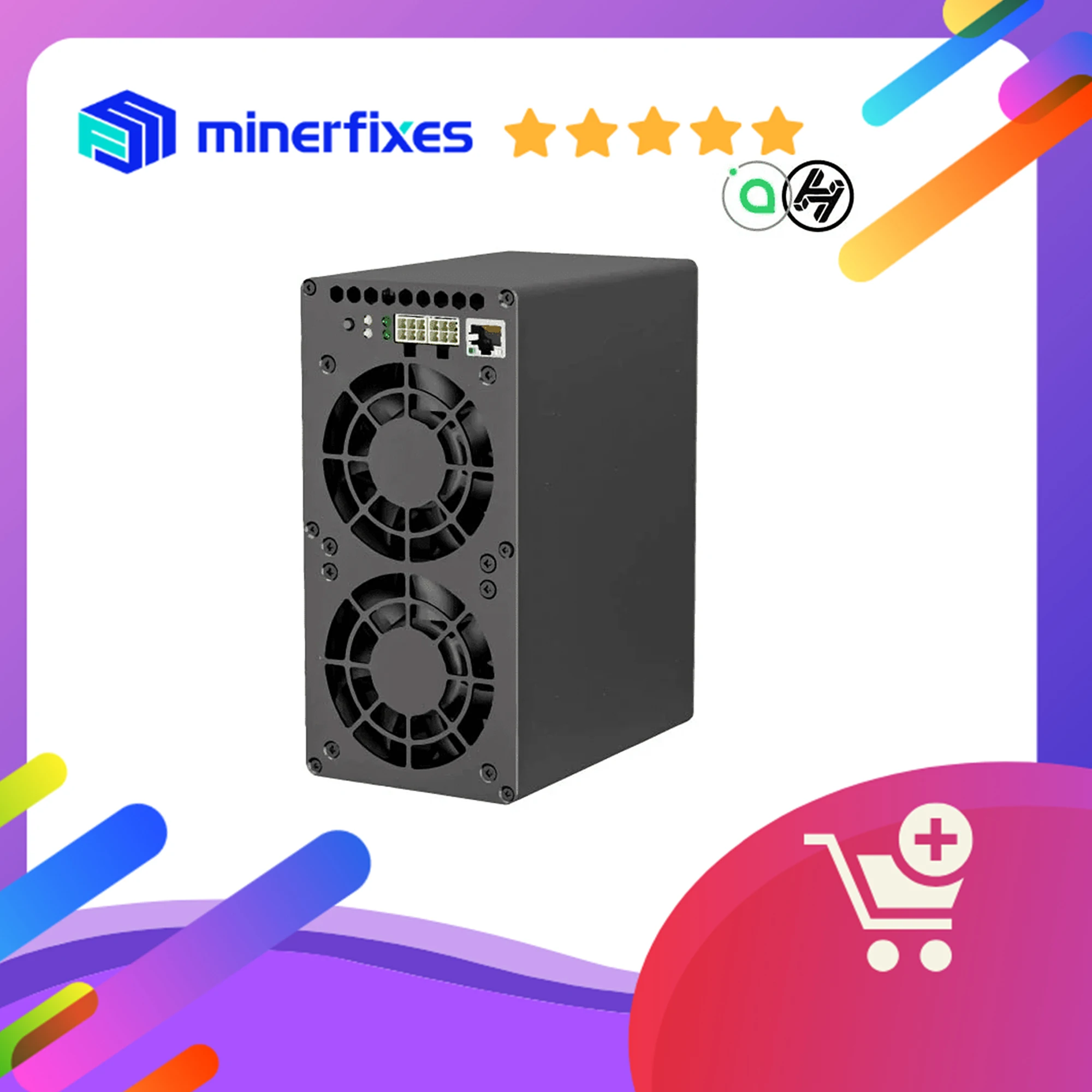 New Goldshell HS BOX II Miner 1200GH/s 325W Sia Miner Dual Algorithm HNS SC Miner Crypto Machine HS BOX 2 Asic Miner Than SC BOX