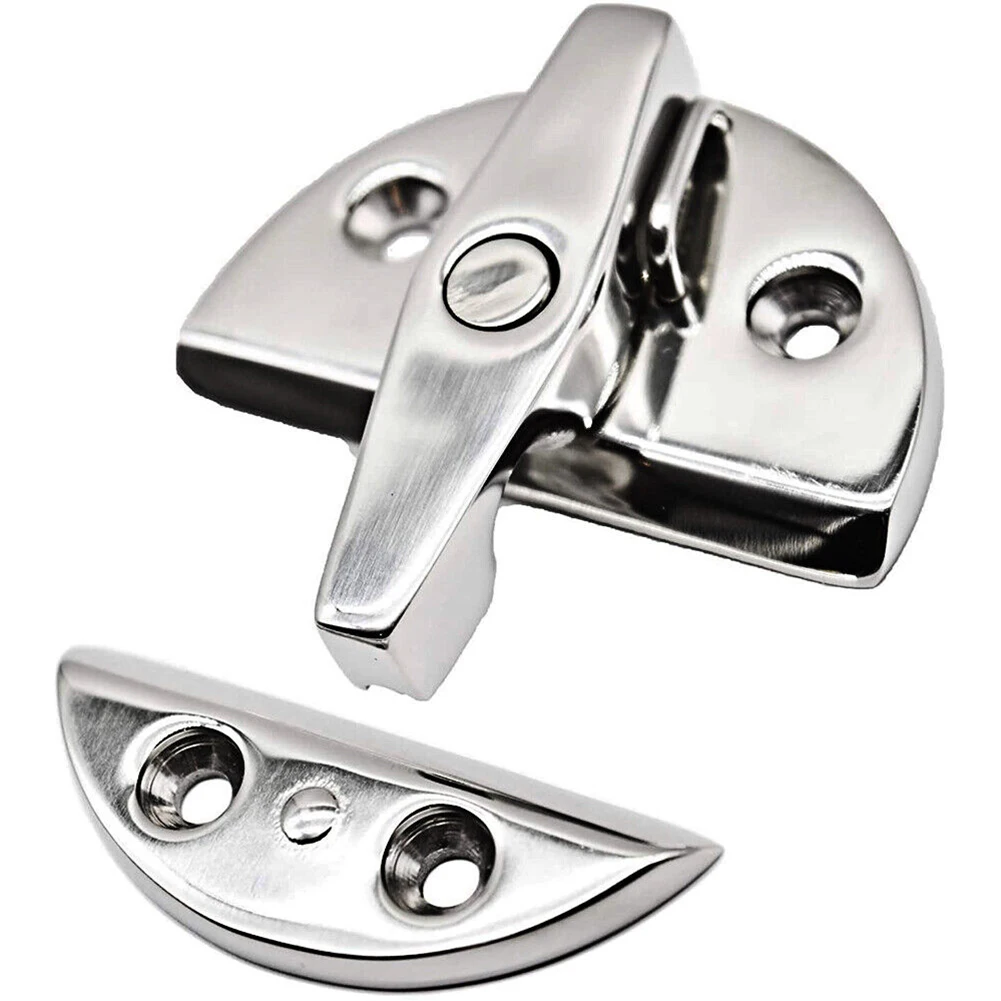

Boat Accessories Marine Equipment Stainless Steel Boat Catch Boat Door Catch Silver Easy Installation Lightweight