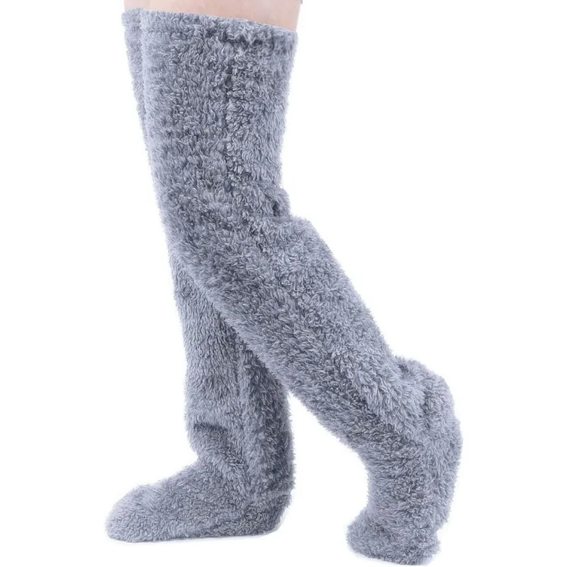 

Winter Warm Feet Stockings Women & Men Multifunctional Sleep Socks Breathable Fabric Foot Warming for Bed Sleep & Post-Surgery