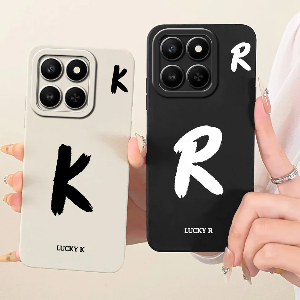 ل الشرف X7D 5 جرام 4 جرام LGN-LX1 غطاء الشرف 400 الذكية 5 جرام حافظة فاخرة A-Z رسائل موضة كول كراون سيليكون جراب هاتف