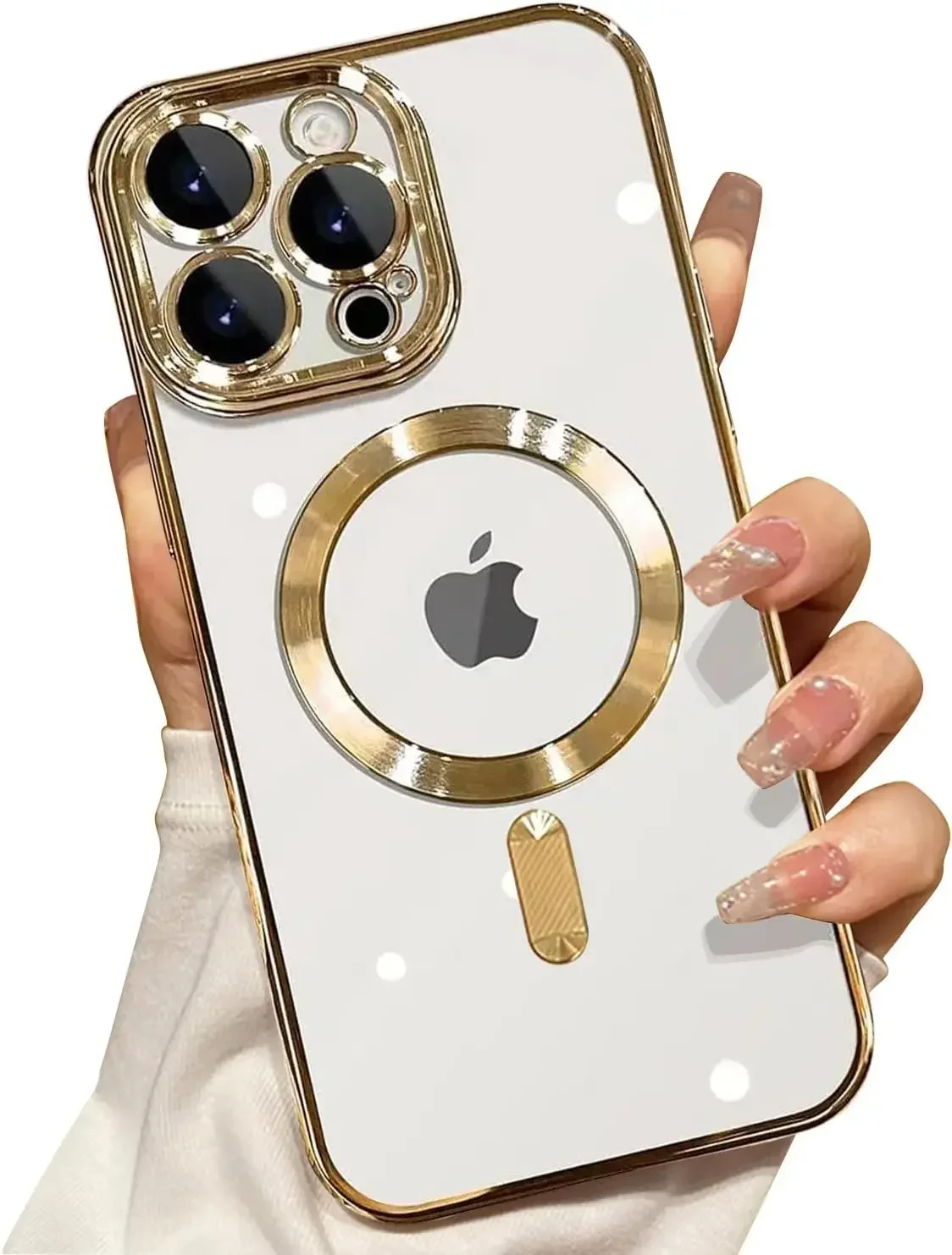 Vollschutz Magnetisches Kabelloses Ladegehäuse für Magsafe für iPhone 18 17 16 15 14 13 12 Pro Max mit Kameraobjektivschutz