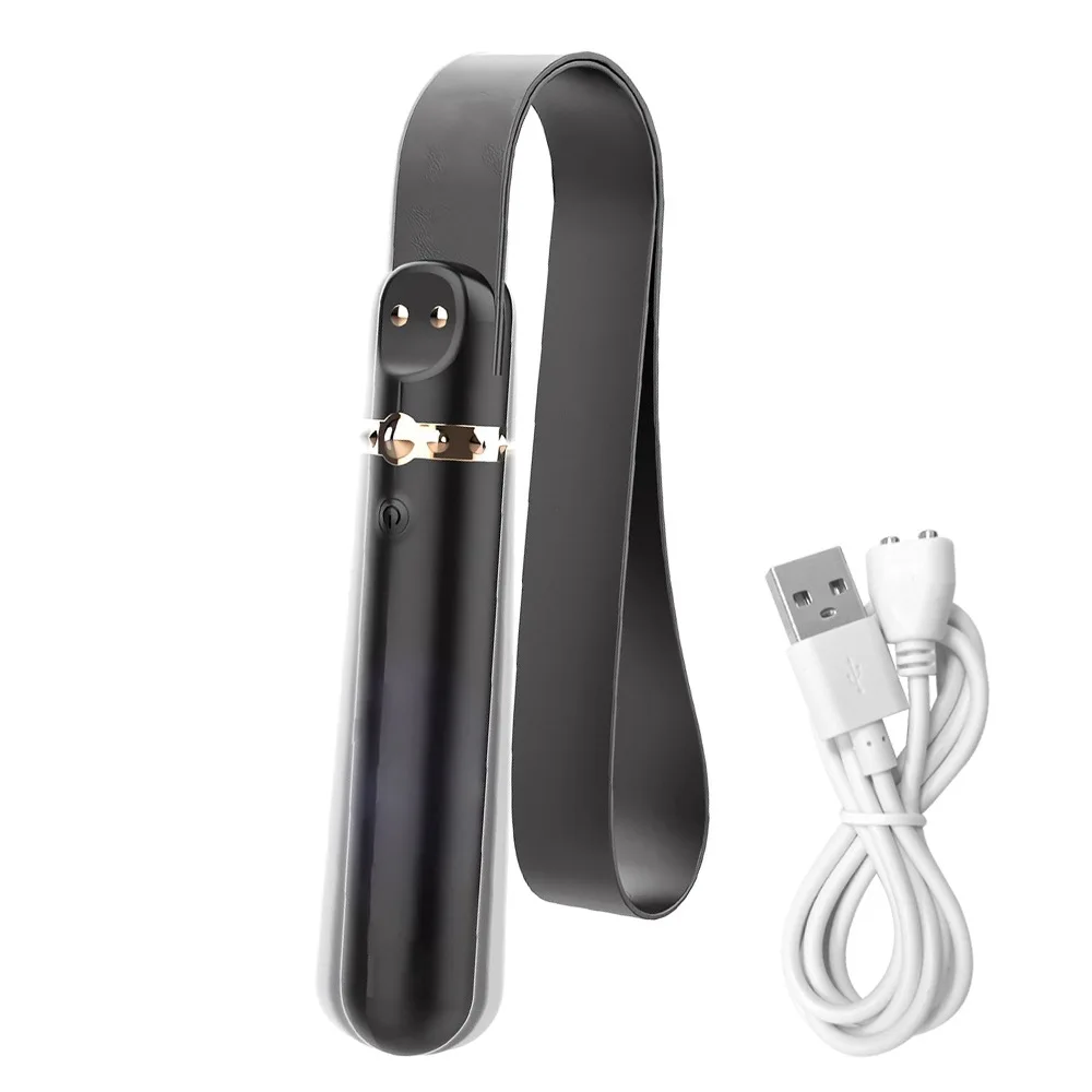 Electric Vibrating BDSM Whip Spanking Toy Bondage Roleplay Cosplay Multi Speed Massager Dom Sub Fetish Couples Adult Accessory view 6
