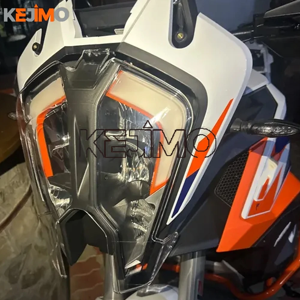 

2025 2026 For KTM 1290 Super Adventure R S 2021 2022 2023 2024 Motorcycle Head Light Protection Headlight Protector Guard Cover