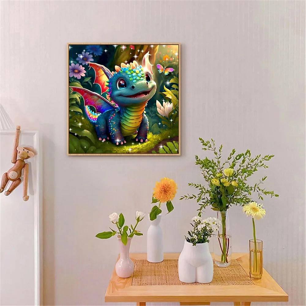 AZQSD Painting by Numbers For Adults Dragon Animal Pictures By Numbers Hand Paint Kits Modern Diy Gift Wall Decoration