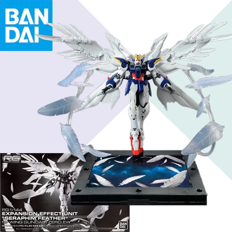 

BANDAI Genuine EXPANSION EFFECT UNIT "SERAPHIM FEATHER" for WING GUNDAM ZERO EW Action Anime Figures Collectible Model Toy Gift