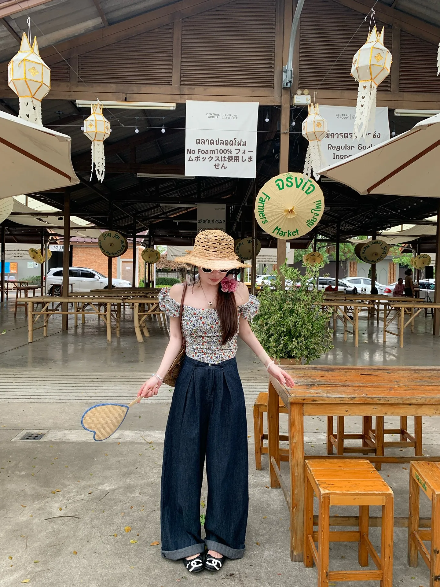 

Loose Fit High Waist Cotton Denim Jeans Deep Blue Washed Casual Pants for Women Spring Summer Fashion EVNSTYLE Mid-century Ro...