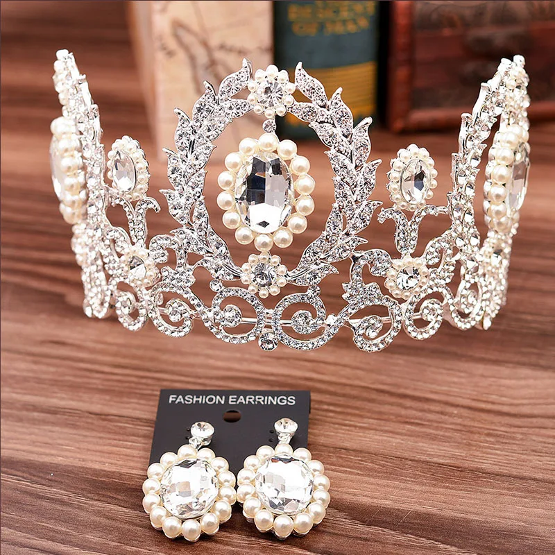 Women's Crown Headwear With Sparkling Rhinestone Metal Jewelry For Stage Show Dating Shopping