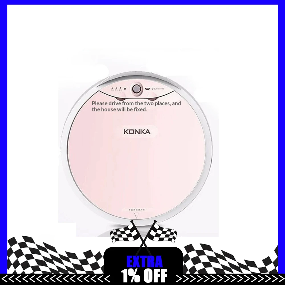 Robot Aspirador KANKA KC-T03, Limpieza por Aspiración y Arrastre, Reconocimiento Inteligente de Obstáculos, Robot Aspirador con Succión de Cabello