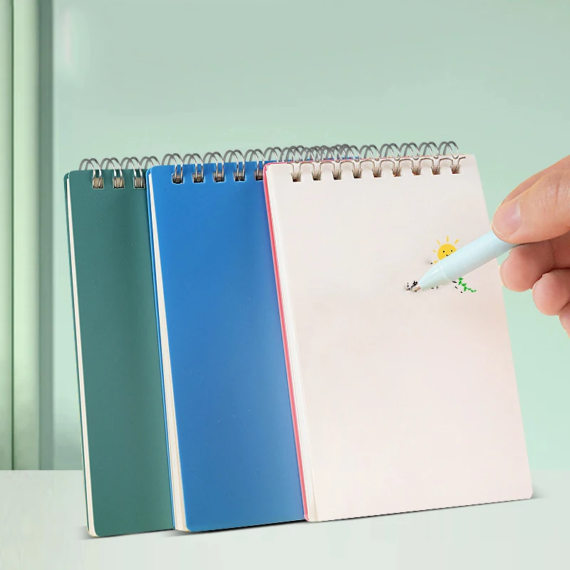 A7 Pocket Notebook Portable Mini Memo Simple Small Notepad Coil Booklet Office Stationery