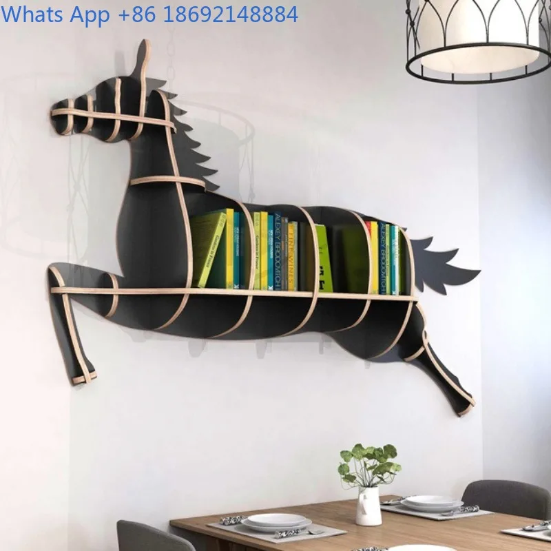 Bookshelf Storage Rack Living Room Bedroom Organizer Window Display Background Wall Decoration Picture Book Rack Bookcase