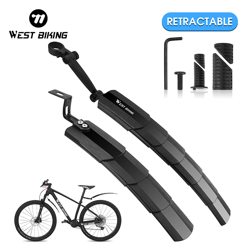 

WEST BIKING Bicycle Fenders Mountain Road Bike Mudguard Front Rear MTB Mud Guard Wings For Bicycle Accessories