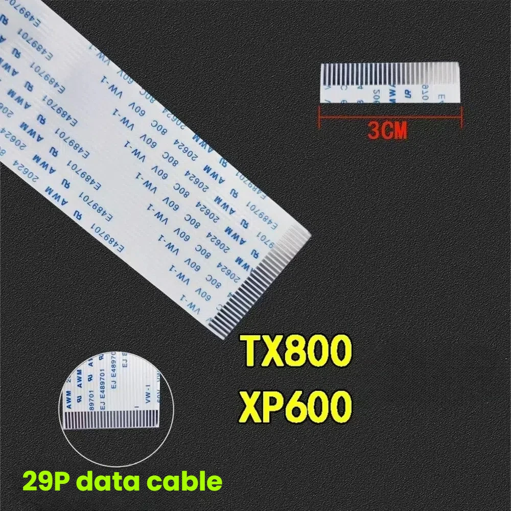 High quality XP600 TX800 print head data cable 29P outdoor piezoelectricity photo machine printhead 29core flexible flat cable