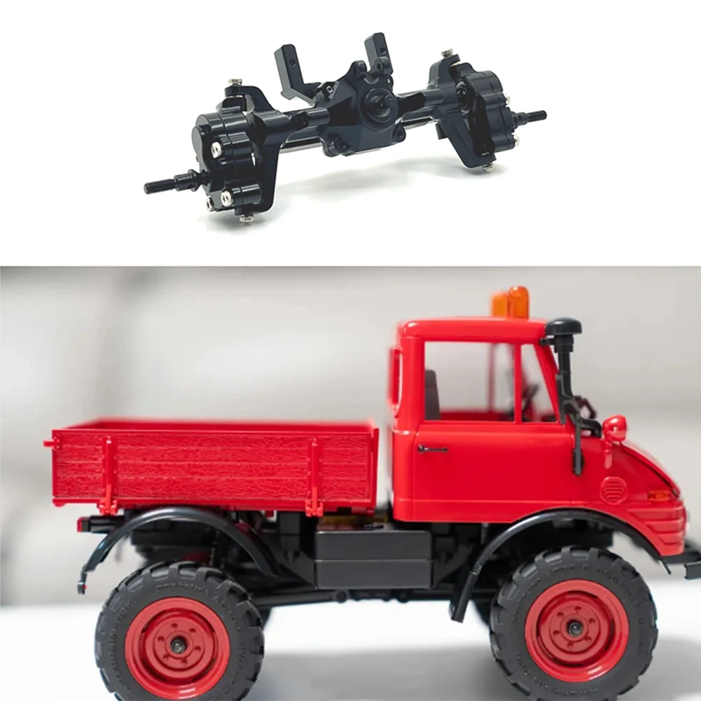 【A30I~】 Metal Complete Front Axle Kit for FMS 1/24 FCX24 Xiaoqi Crusher K5 RC Accessories Silver
