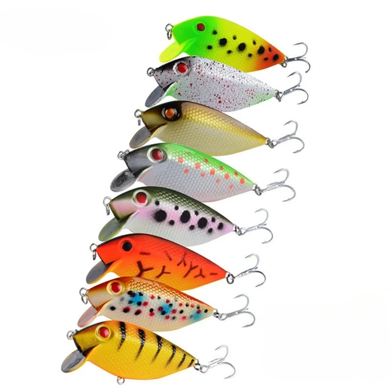 Isca Artificial Rígida de Ação Flexível com Camada de Água Completa e Ação Zigzag para Pesca de Robalo, Lúcio e Truta em Água Doce e Salgada