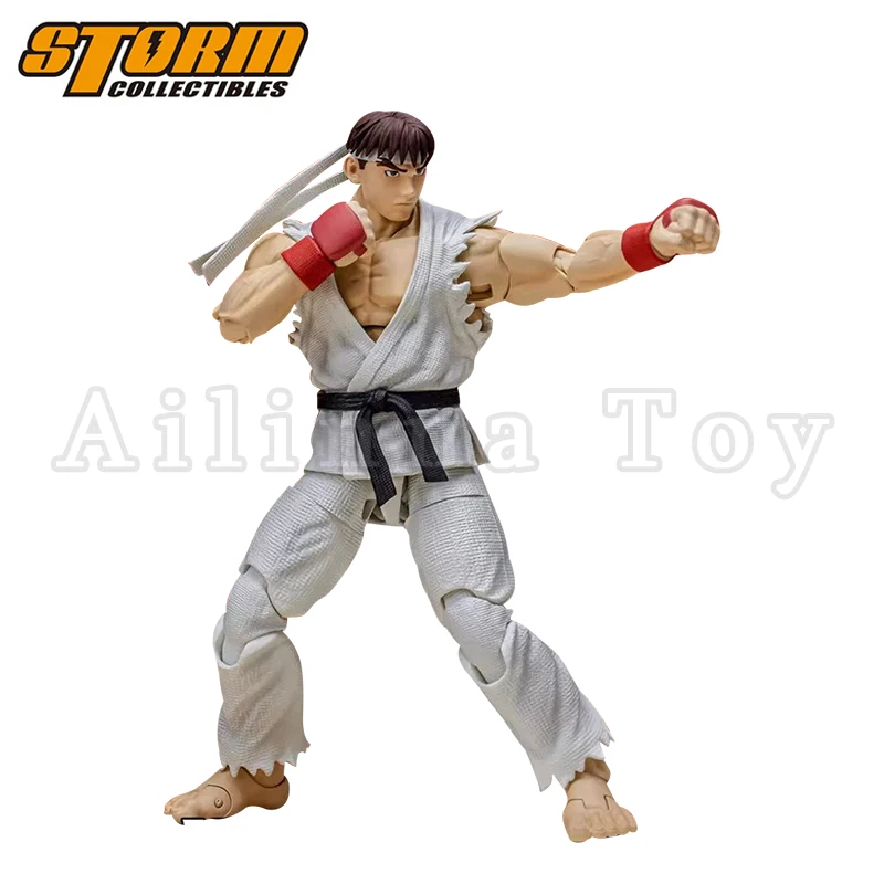 Storm ของสะสมของเล่น 1/12 7 นิ้ว Action Figure Street Fighter Alpha 3 Storm Arena Ryu อะนิเมะสําหรับของขวัญ