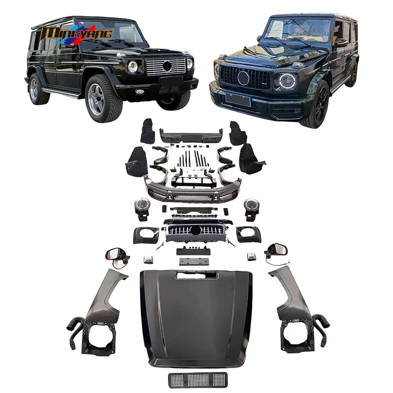 مصنع الساخن بيع أفضل الإعداد W463 ترقية إلى W464 G63 تصميم مصدات السيارة اغطية BodyKit لبنز G الفئة G Wagon 09-