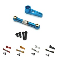 SCY 16101 16102 16103 16104 16201 Metal 25T Servo Arm Servo Horn Steering Servo Link Rod 1/16 RC Car Upgrade Parts Accessories