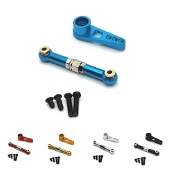 SCY 16101 16102 16103 16104 16201 Metal 25T Servo Arm Servo Horn Steering Servo Link Rod 1/16 RC Car Upgrade Parts Accessories