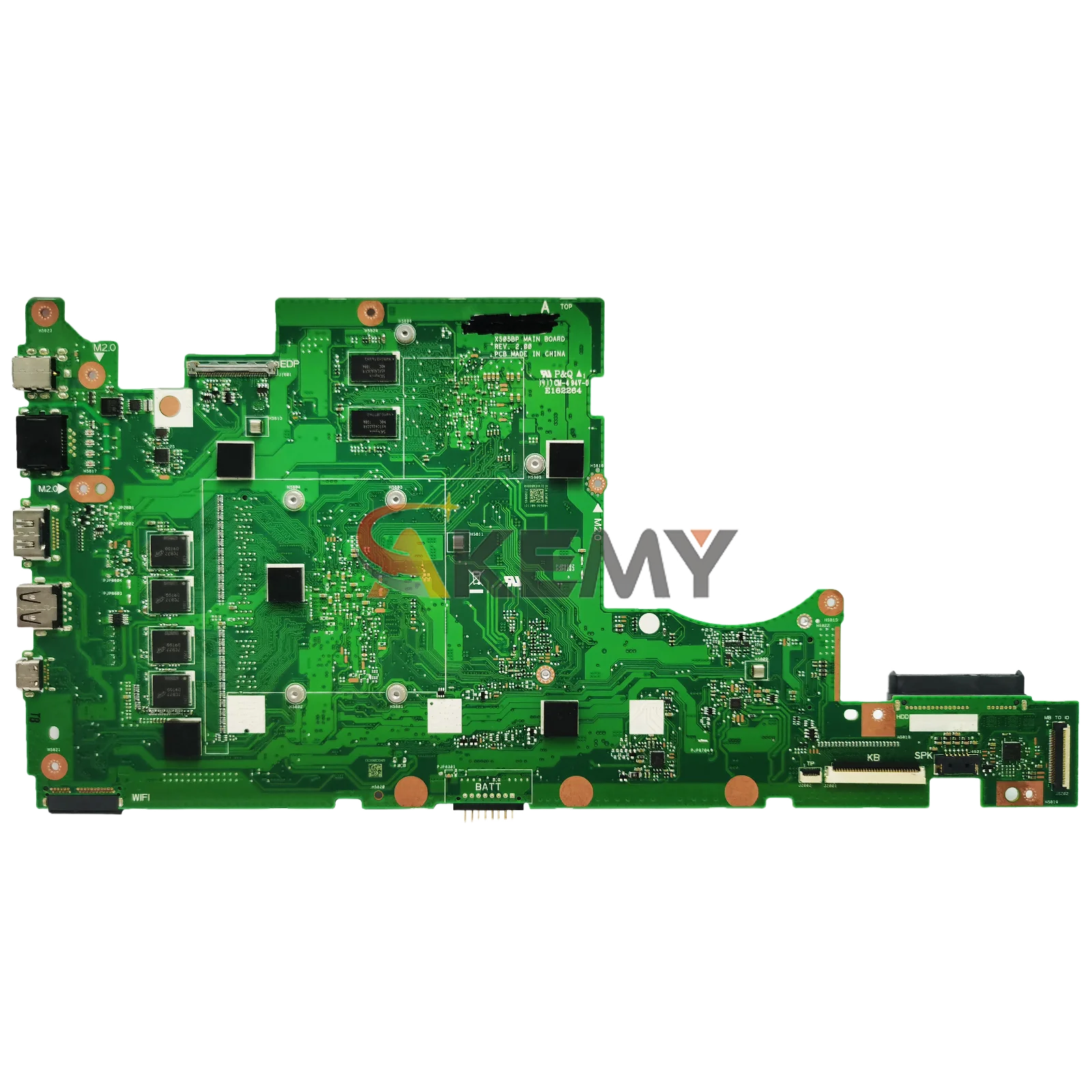 Płyta główna do laptopa X505BP ASUS VivoBook V505B X505B A580B K505B X505BP A505B z procesorem A6 A8 A9, 100% przetestowana, sprawna, z magazynu.