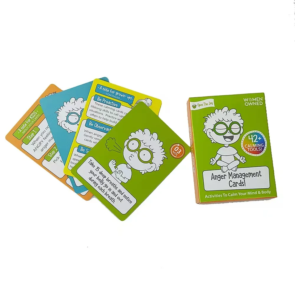 Mindfulness Game for Kids - Authentic and Meaningful Conversations with Mindful Talk Cards for Children and Parents Card games