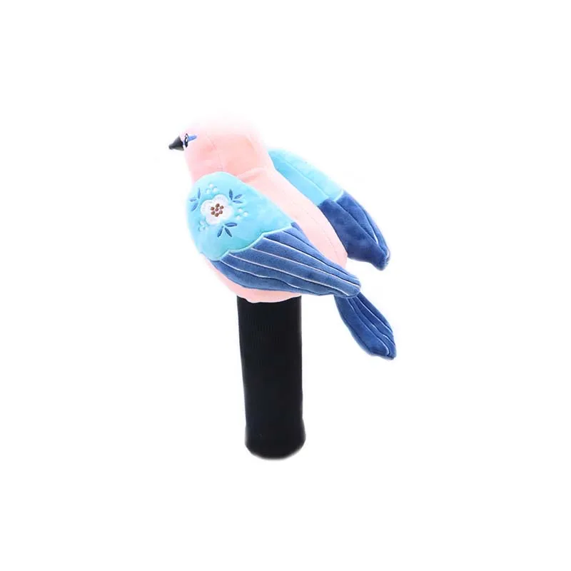 Cartoon Bird Golf Headcovers Plush Cute Golf Driver Fairway Wood Putter Headcover Golf Accessory 4 Colors