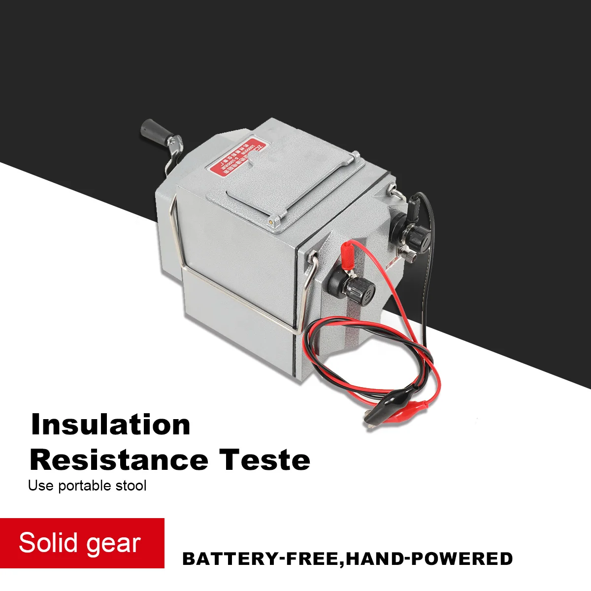 

ZC25-4 1000MΩ Megger Meter Insulation Resistance Tester Meter Megohmmeter Set 1000V Handheld Insulation Resistance