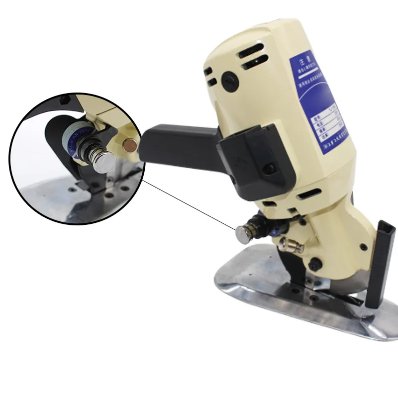 

YJ-100A Round Knife Electric Scissors Hand Push Electric Cutting Machine Small Cloth Cutting Machine