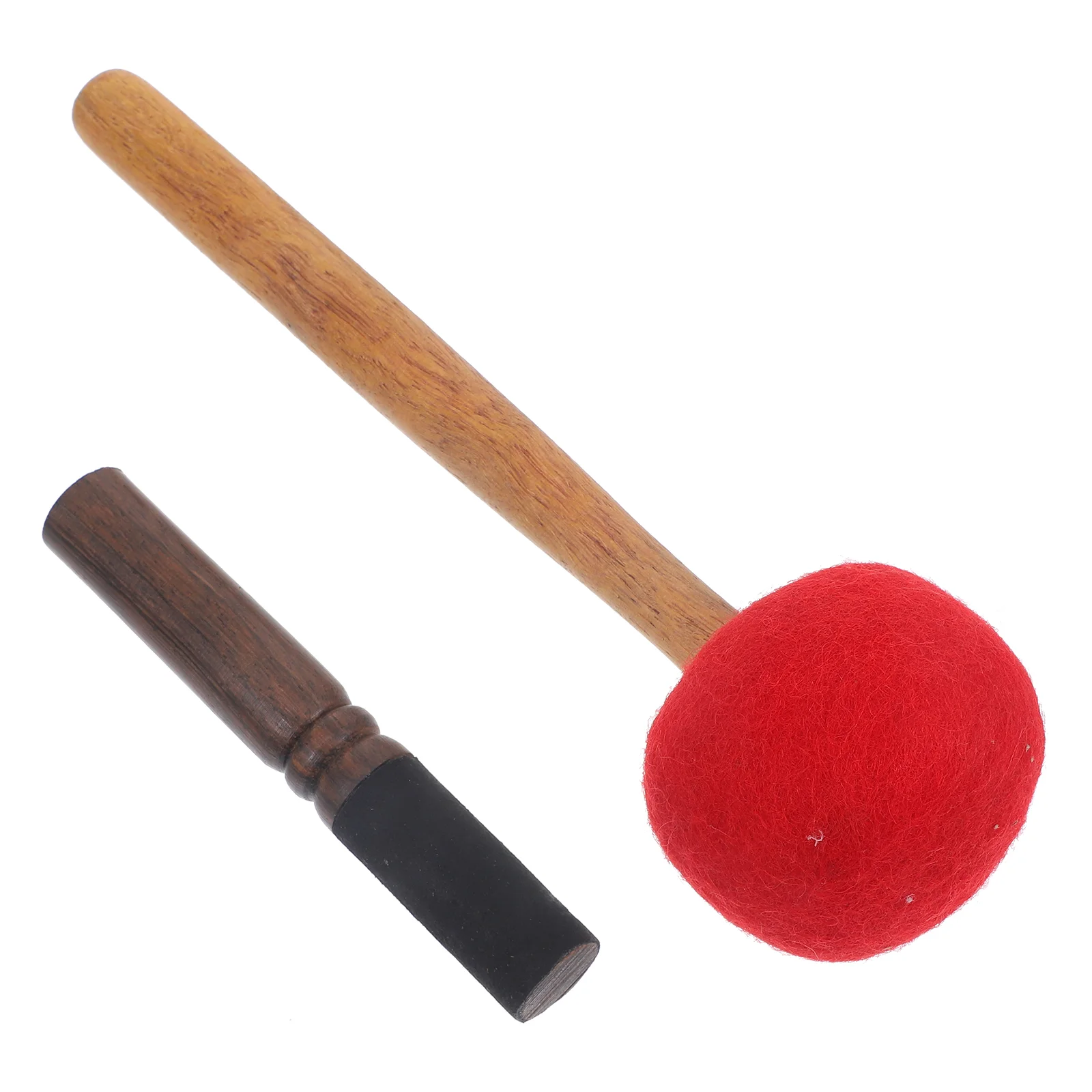 

2 Pcs Bell Buddha Music Bowl Accessories Large Singing Meditation Sound Drum Sticks