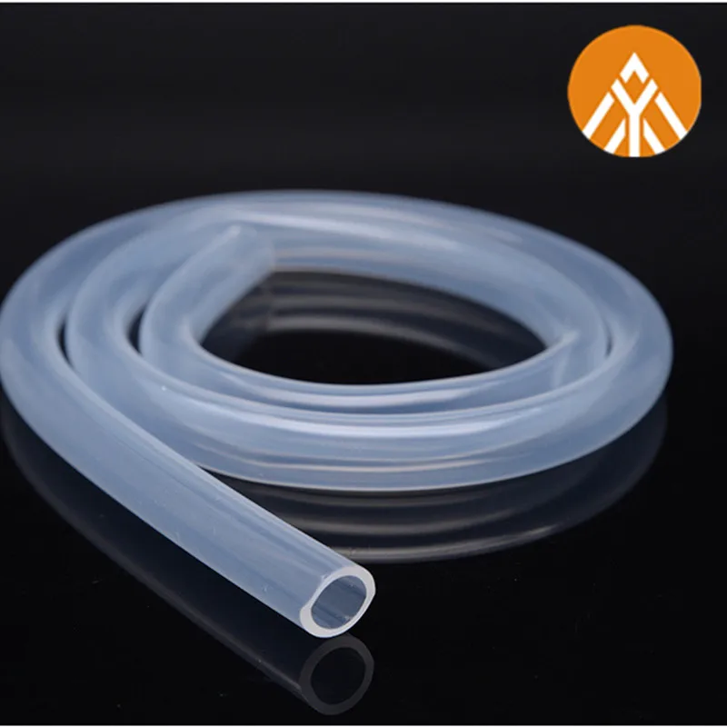 10Meters/lot 2x4mm 3x5 3x6 4x6 4x7 4x8 5x7 5*8 6x8 6x9 6x10 8x10 8x12mm food grade tasteless clear Silicone Tube Hose Pipe