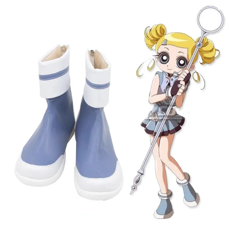 

NewPowerpuff Girls Z Miyako Gotokuji Rolling Bubbles Shoes Boots Cosplay Prop Anime Halloween Party Comic Show Accessory2025