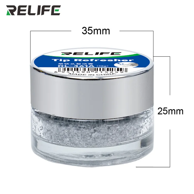 RELIFE RL-461A Soldering Iron Tip Revival Paste Removes Oxides on Contact Surface for Soldering Iron Tip for pcb Charging Port