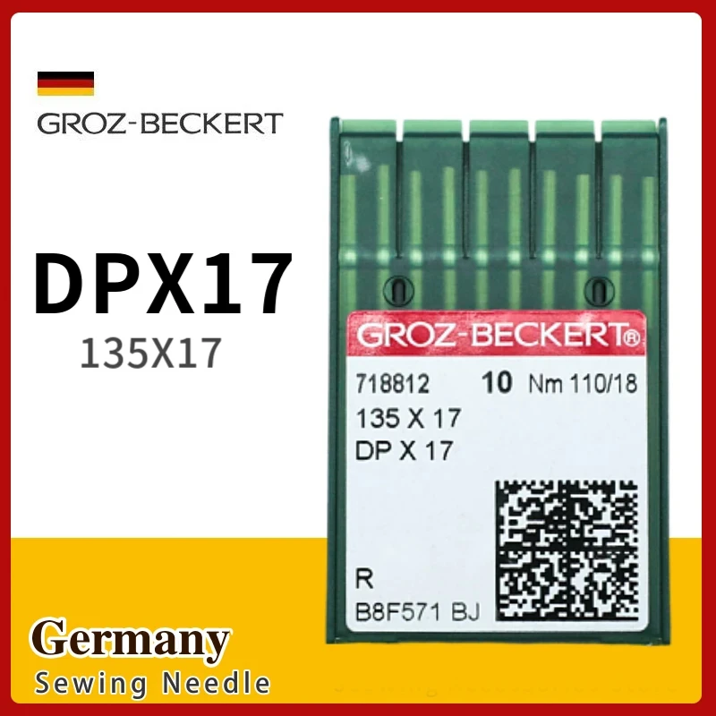 DPX17 135x17 niemieckie 100 Groz-Beck sztuk/partia 100 igieł/partii JOJOSEW marki igieł, do przemysłowej dziurki na guziki