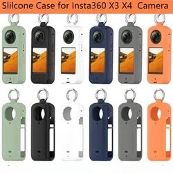 Portable silicone case for Insta360 X3 panoramic action camera propect cover of Insta 360X4