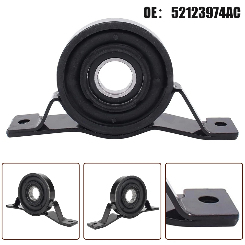 Easily Install Support Bearing Driveshaft Center Black Car Accessories 1 Pieces 52123974AH&52123980AC Auto Parts