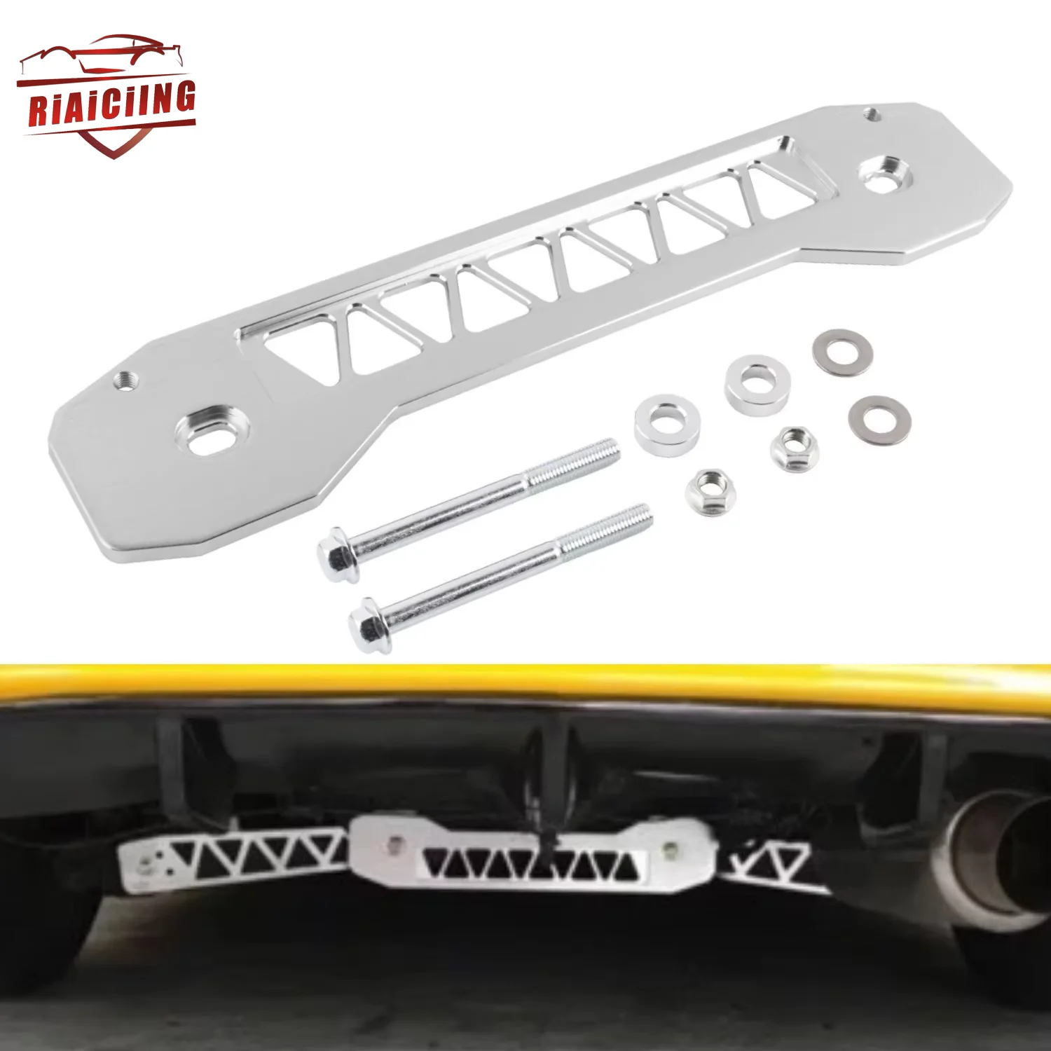 

Silver Billet Rear Tie Subframe Brace Fit for Honda Civic FD 1.8/2.0 FB FG 06-11 Auto Parts & Accessories Bracing Piece