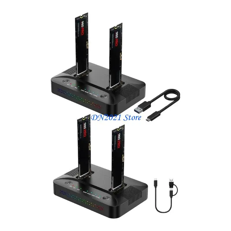 F3KE M.2 NVMe Hard Drive Docking Station Clone Duplicator Duplicator Hard Disk