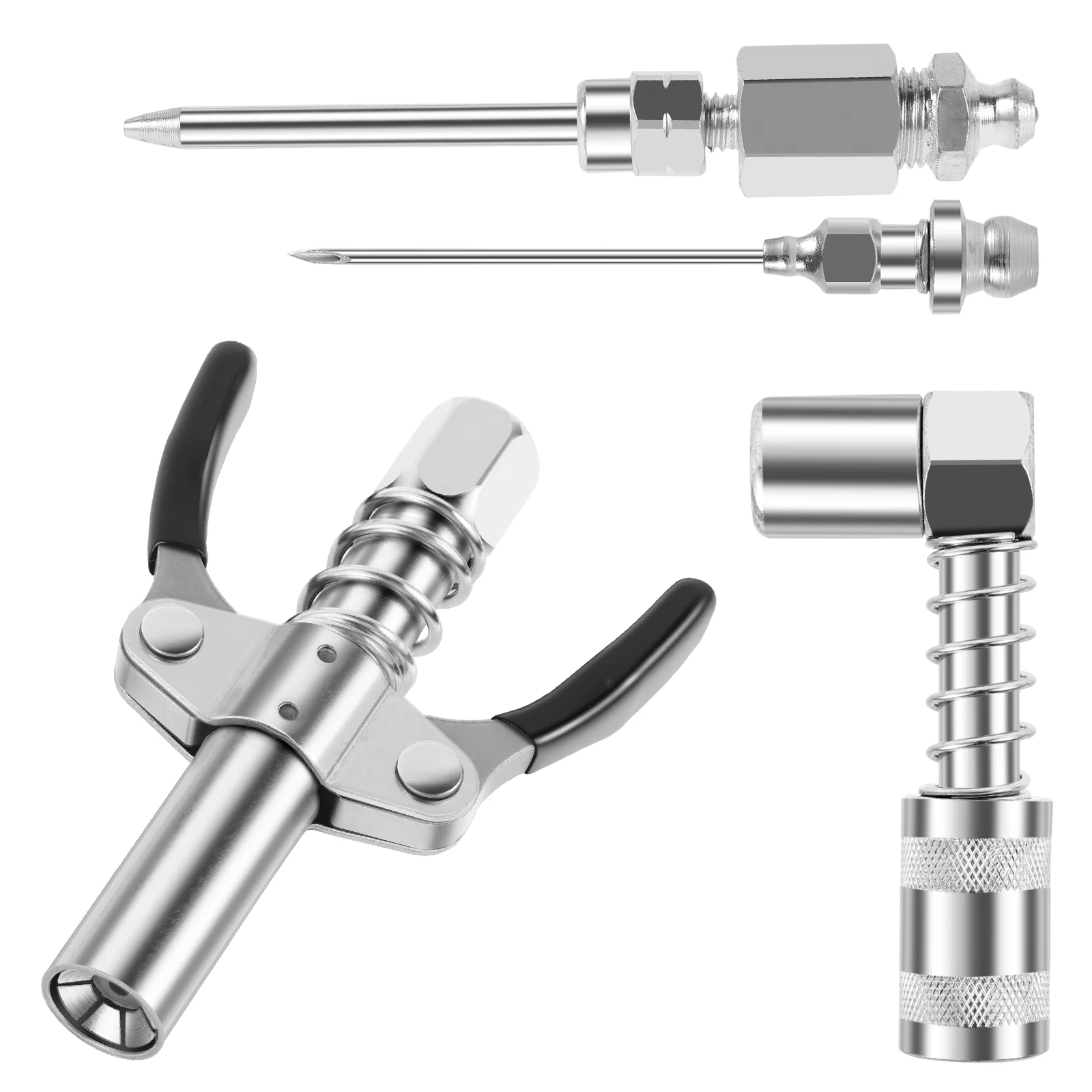 

Набор для смазки, комплект из 4 штук, двойная ручка, соединитель 90 °, переходник для смазки, карбоновый дозатор для наконечников игл