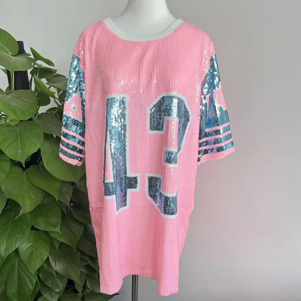 Gamma Phi Delta Women's Association Organizing Club Party Greek Number 43 Pink T-shirt - view 4
