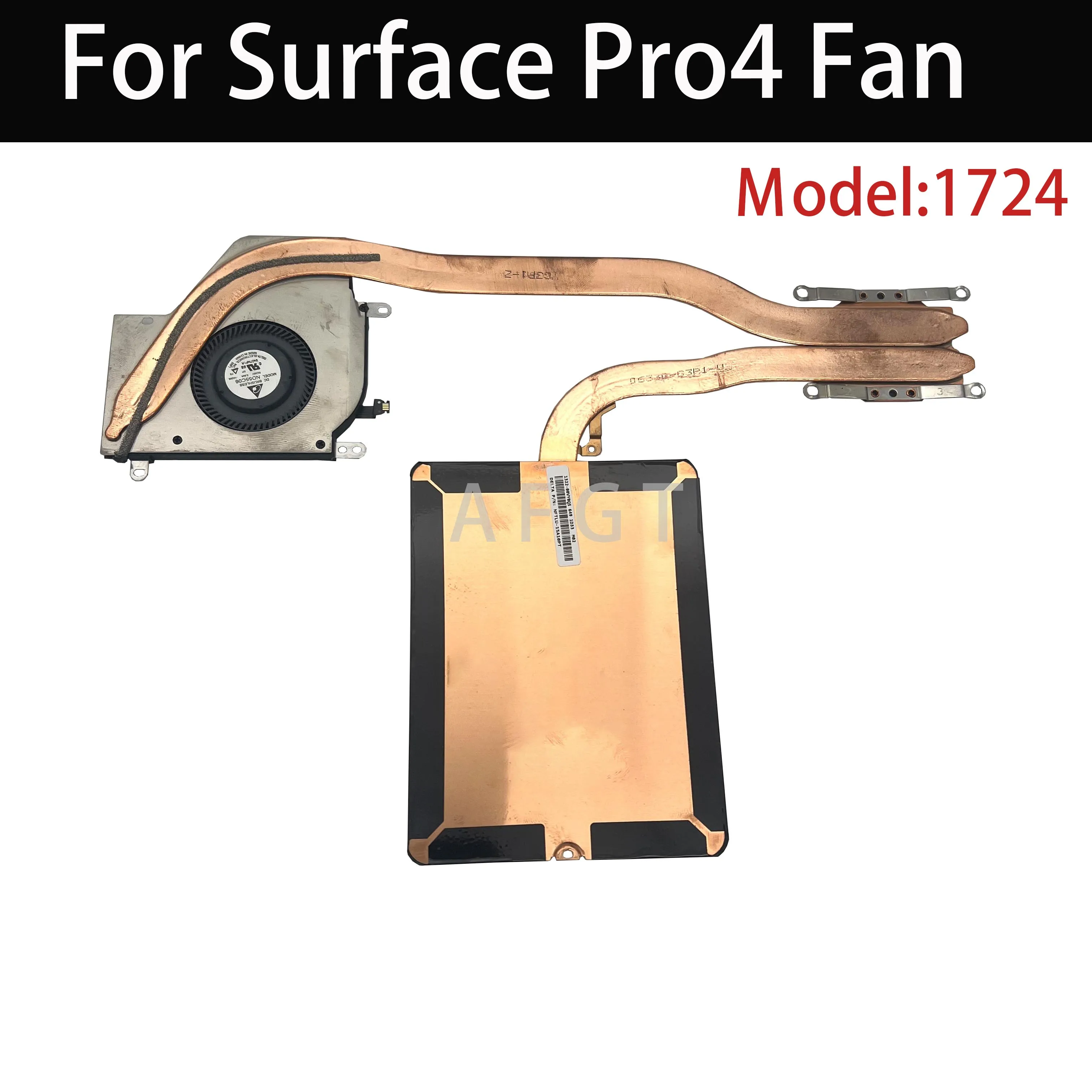 Original Fan Module  For Miscrosoft Surface Pro4 1724 Cooling CPU HeatSink Core I5 I7 CPU Fan ND55C06 CC131K06