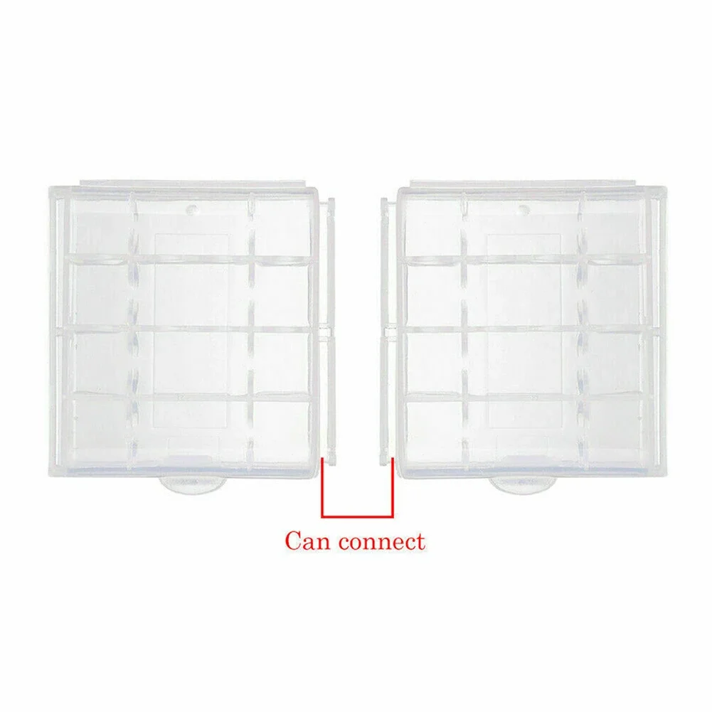 10pcs batteria custodia protettiva in plastica supporto per coperchio AA/AAA scatola di immagazzinaggio della batteria organizzatore per contenitori per parti di batterie xaa 5xAAA