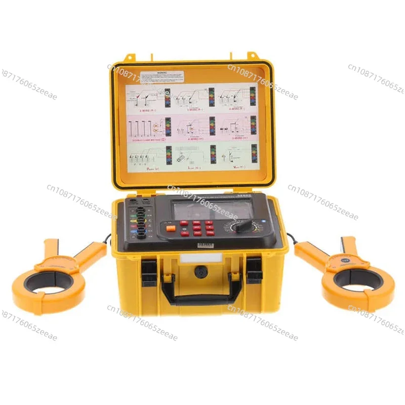 ETCR3200C Double Clamp Grounding Resistance Test Pile Ohmmeter Current 250mA Resistance