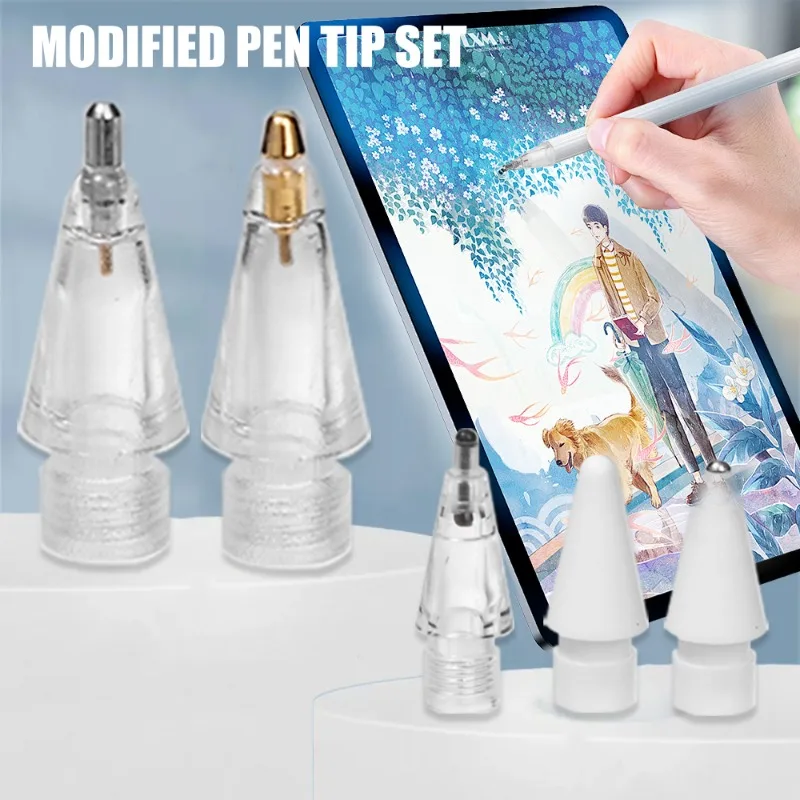 Replacement Pencil Tips for Apple Pencil 1 2 Pro Universal Soft Nibs Tablet Pen Tip for IPencil IPad Pro Stylus Pen Nib