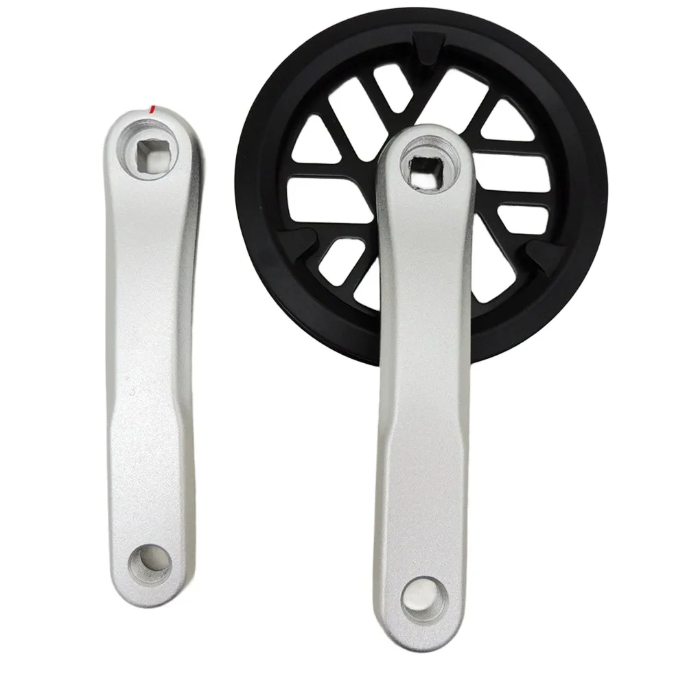 Klappbares Fahrrad-Kurbelset 152mm Aluminiumlegierung 32T 48T 52T Zahnauswahl für Elektrofahrrad-Kurbel – Detail 16